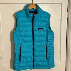 Patagonia Teal Down Puffer Vest